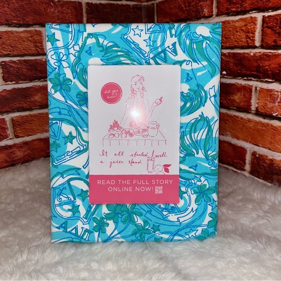 Lilly Pulitzer Other - Lilly Pulitzer NWT Photo Frame Shorely Blue Alpha Delta Shorely Blue Cloth 5 X 7